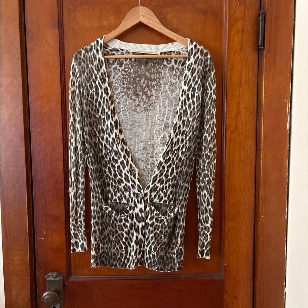Twelfth Street by Cynthia Vincent Animal Print Cardigan